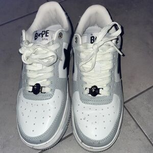 Bapesta Low M2 'White Grey'